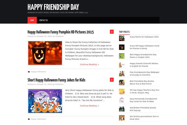 happyfriendshipdays.com site used Traveller-agency