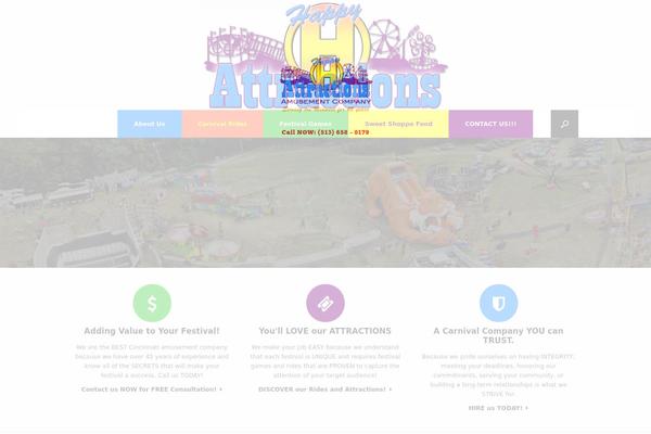 Vantage theme site design template sample