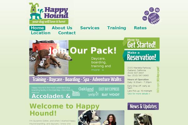 happyhound.com site used Happyhound