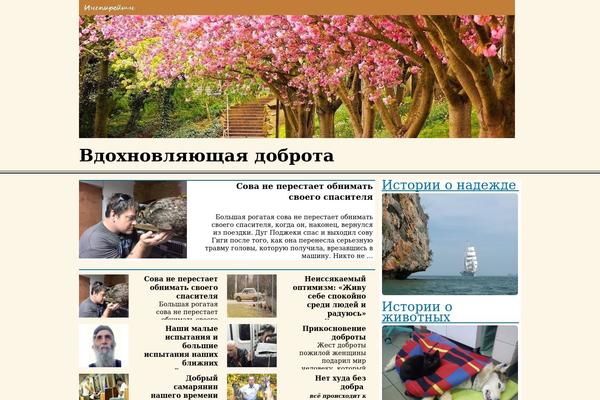 News Magazine theme site design template sample