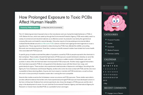 WordPress website example screenshot