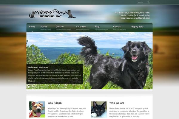 happypawsrescue.org site used Rt Theme 13