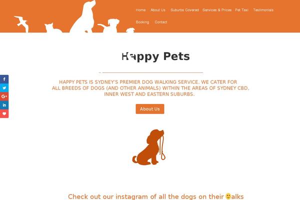 happypets.net.au site used Thedesignpeople