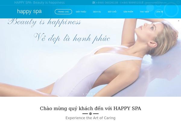 Spa Lab website example screenshot