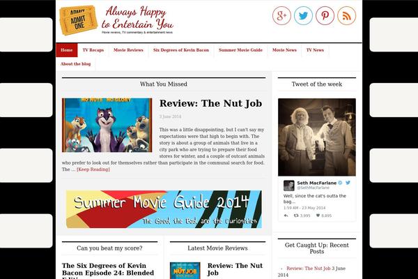 News Pro theme site design template sample