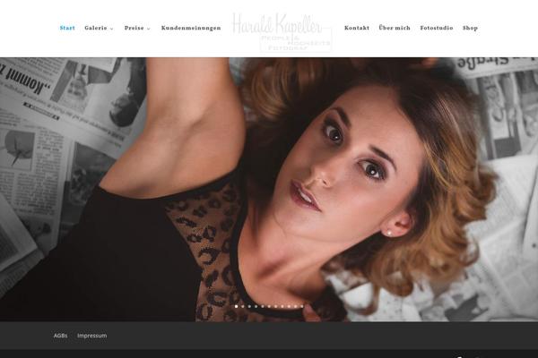 Divi theme site design template sample
