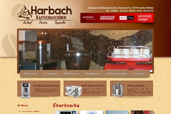 WordPress website example screenshot