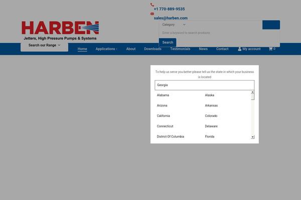 harben.com site used Equipo-child