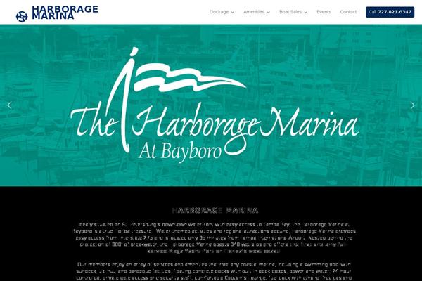 Marinas theme site design template sample