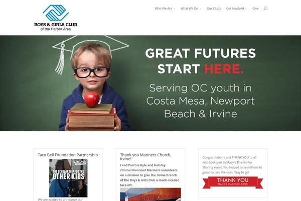 WordPress website example screenshot