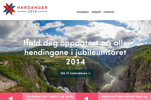 hardanger2014.no site used Hardanger