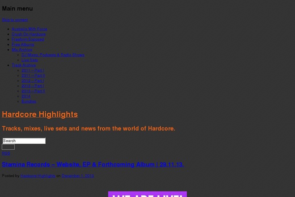 WordPress website example screenshot