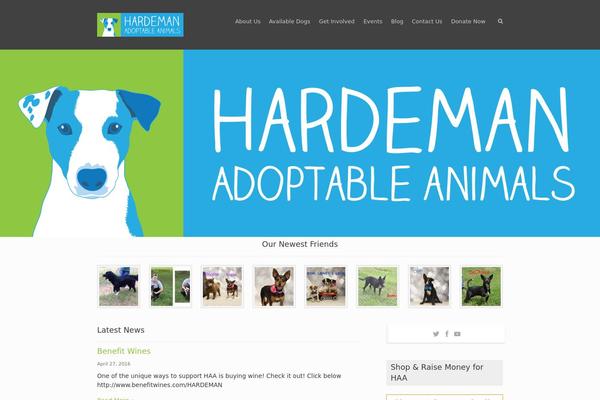 WordPress website example screenshot