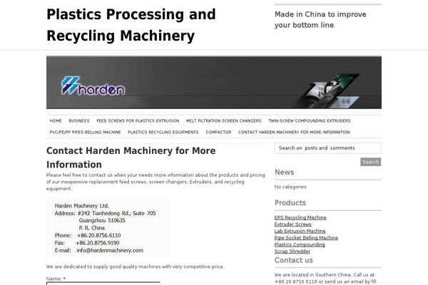 hardenmachinery.com site used Gunungkidul