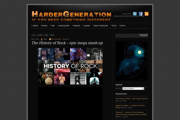 hardergeneration.org site used Simploblack