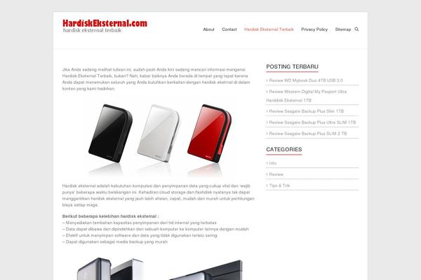 Esteem theme site design template sample