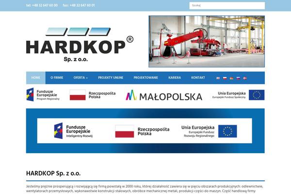 hardkop.pl site used Czesqu-theme