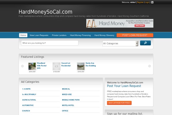 WordPress website example screenshot