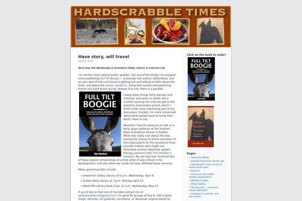 hardscrabbletimes.com site used Bunnypresslite
