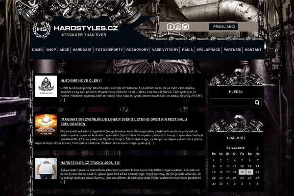 hardstyles.cz site used Hardstyles2014