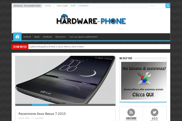 Sahifa theme site design template sample
