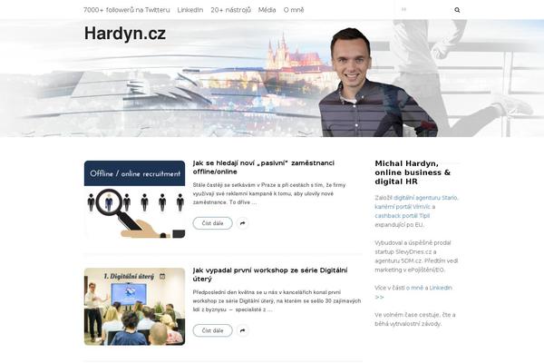 hardyn.cz site used Michal-hardyn