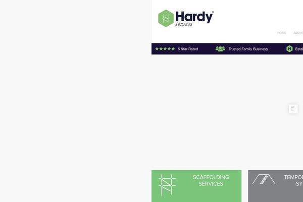 hardyscaffolding.co.uk site used Hardyaccess