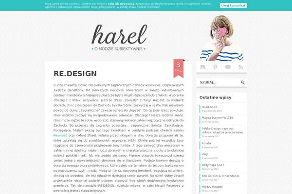 harelblog.pl site used Harel