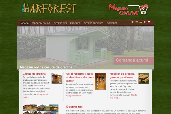 harforest.ro site used Milestonez-pro