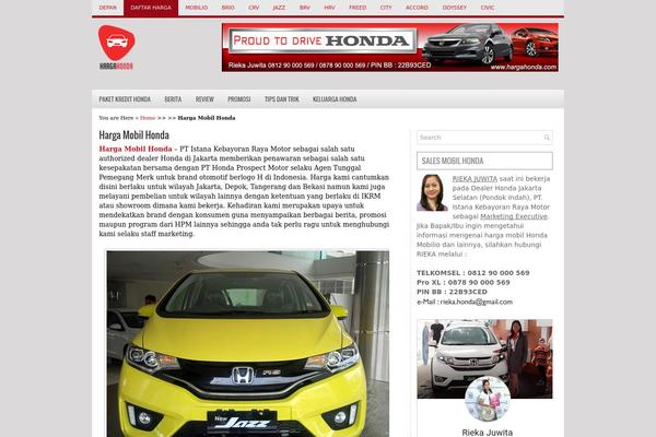 hargaspesifikasihonda.com site used Dansei