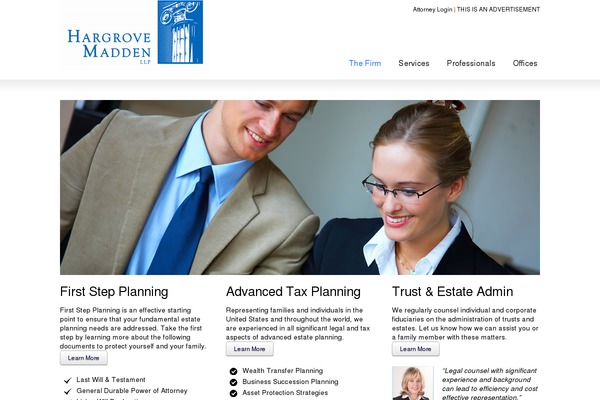 hargrovemadden.com site used Striking-old
