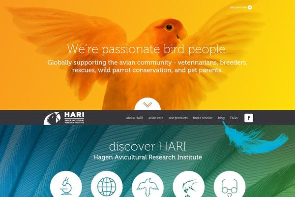 hari theme websites examples