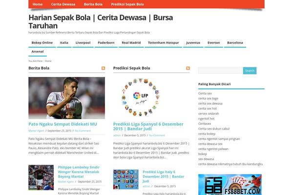 WordPress website example screenshot