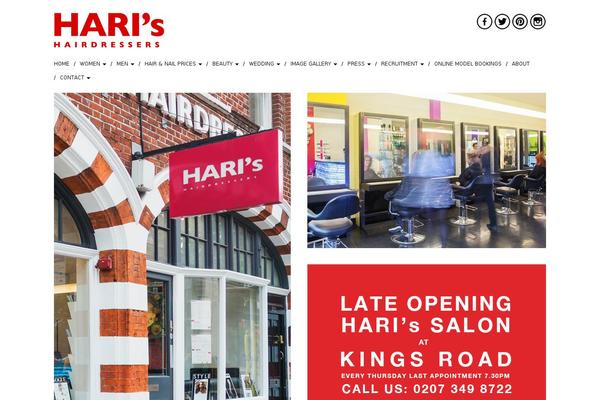 harissalon.com site used Twenty Seventeen