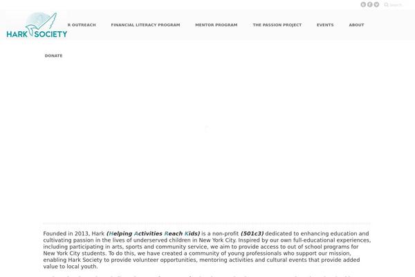 harksociety.org site used Jupiter