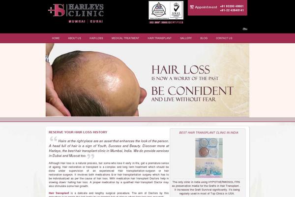 harleyshairtransplant.com site used Harleyshairtransplant