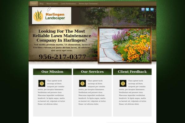 harlingenlawnservice.com site used Landscaper1