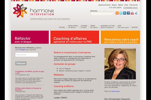 harmonieintervention.com site used Harmonie