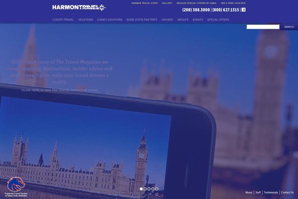 harmontravel.com site used Harmontravel