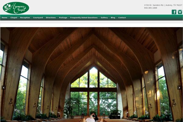 chapels theme websites examples