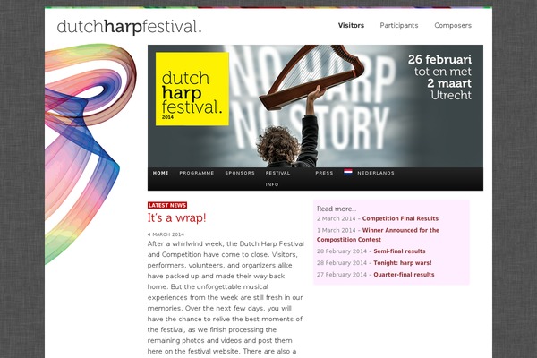 harpfestival.nl site used Harp-festival