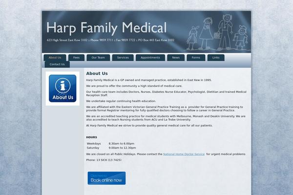 harpmedical.com.au site used Harpmedical2