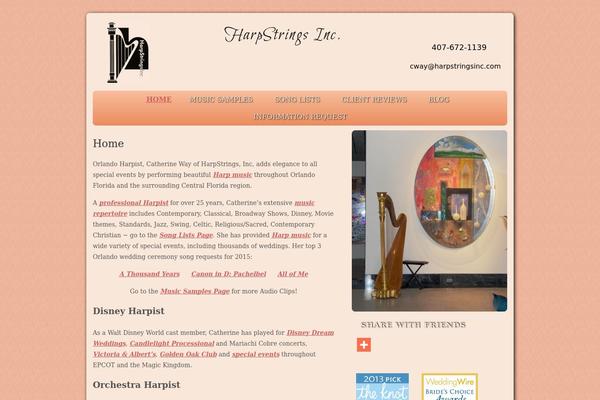 harpstringsinc.com site used Headway