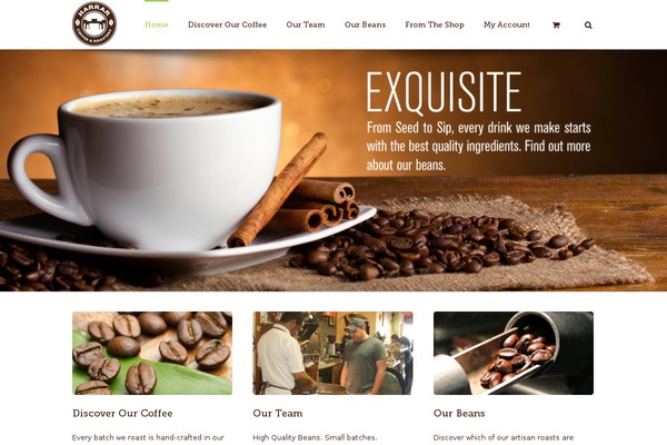 WordPress website example screenshot