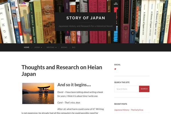 Hemingway theme site design template sample
