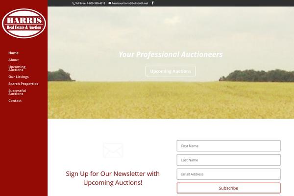 Divi theme site design template sample