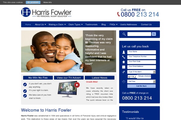 harrisfowler.co.uk site used Harrisfowler