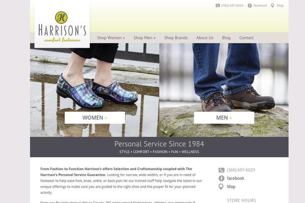 harrisonsfootwear.com site used Harrisons