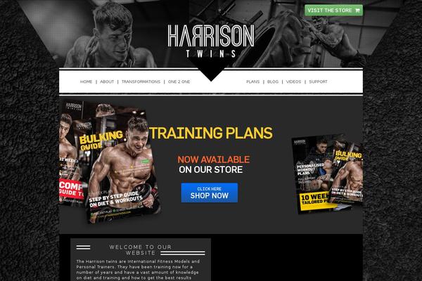 Harrison theme site design template sample