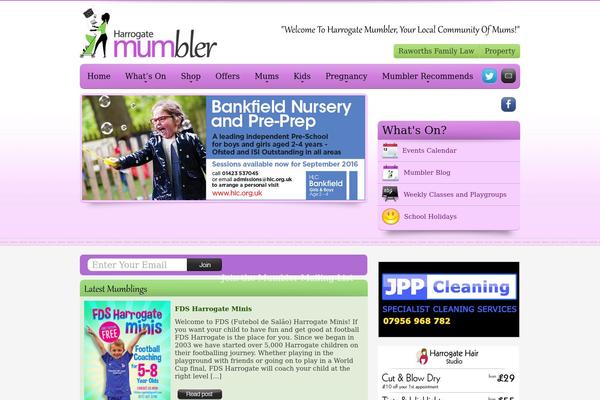 harrogatemumbler.com site used Mumbler